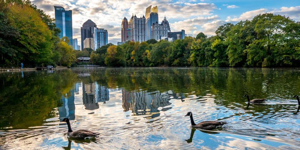 Angelic Central Midtown Home One Block From Piedmont Park Атланта Екстер'єр фото